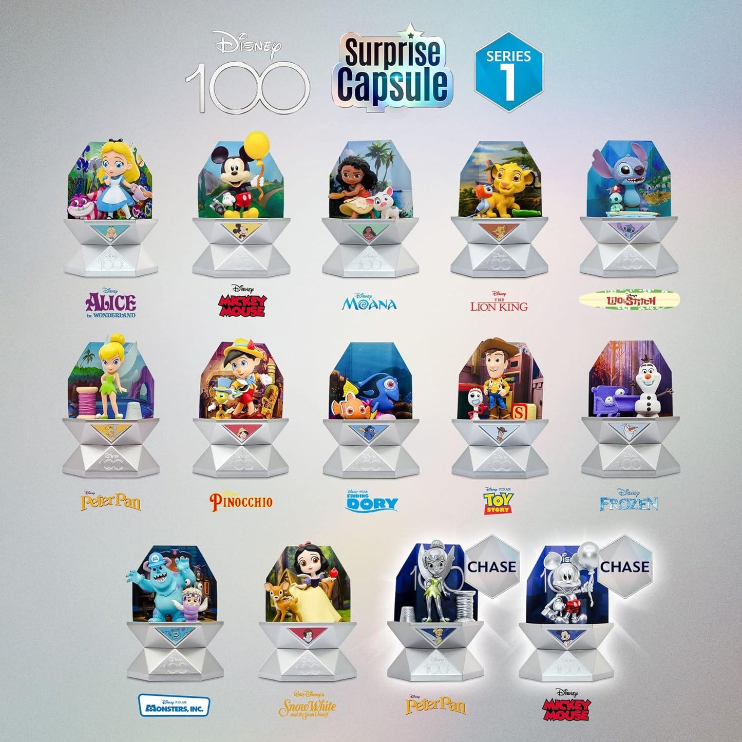 Disney 100 Surprise Capsules Series 1 Dual Pack - YuMe Toys