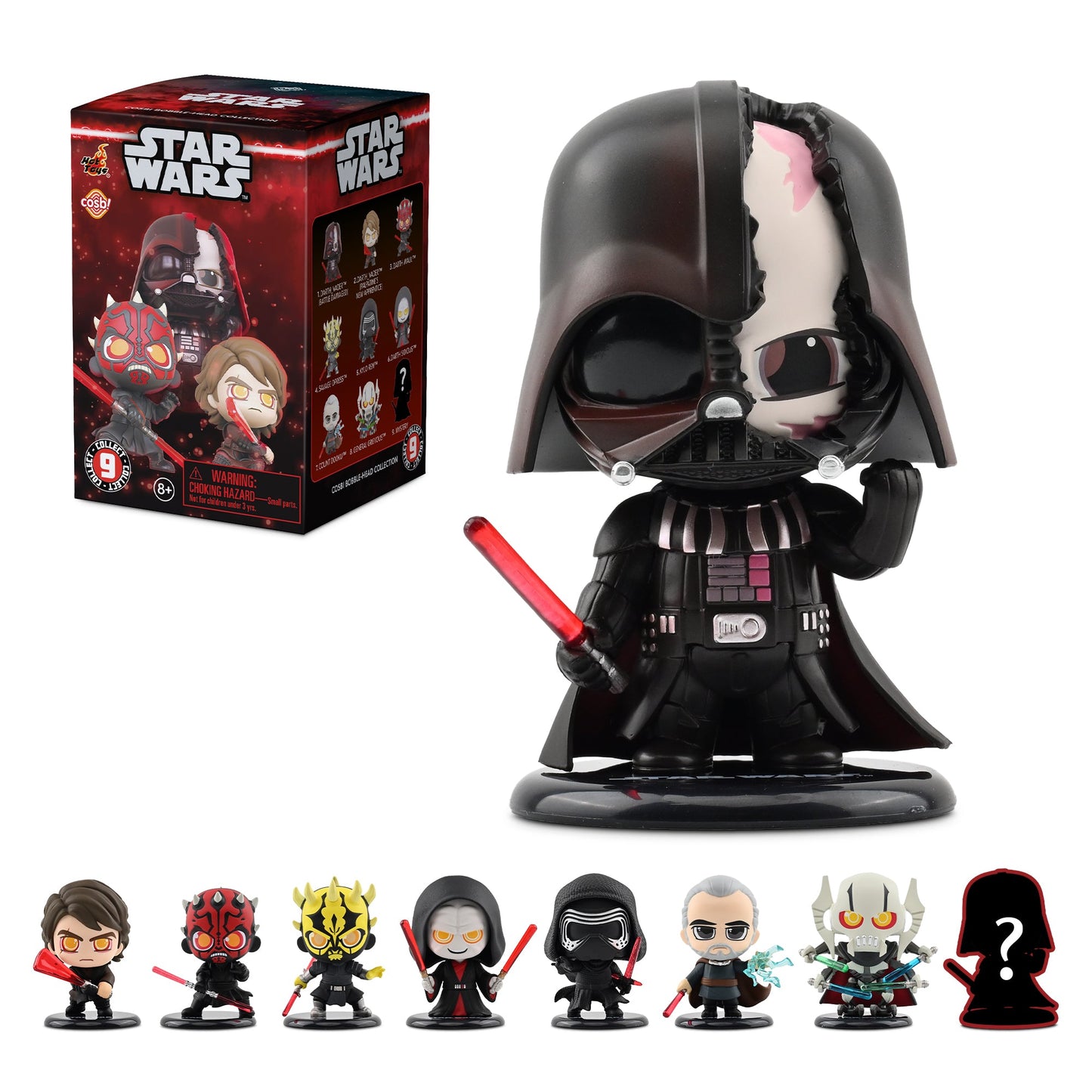 Star Wars Dark Side Cosbi Bobble Head Collection - YuMe Toys