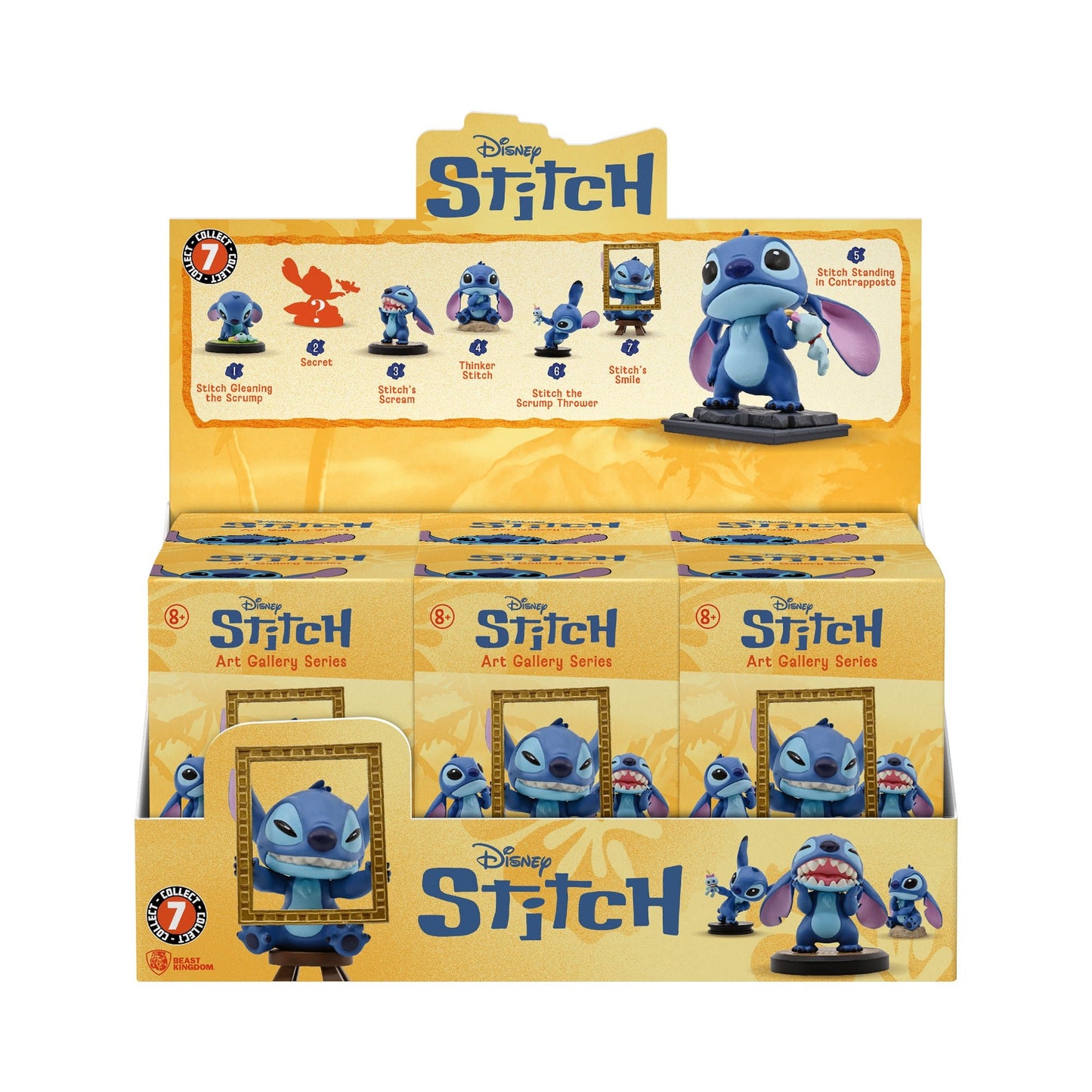Stitch YuMe Hero Box Blind Box Art Gallery Series - YuMe Toys