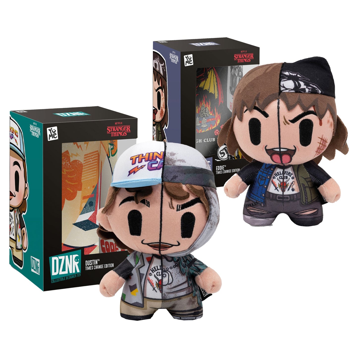 DZNR Stranger Things Dustin and Eddie Bundle Plush - YuMe Toys