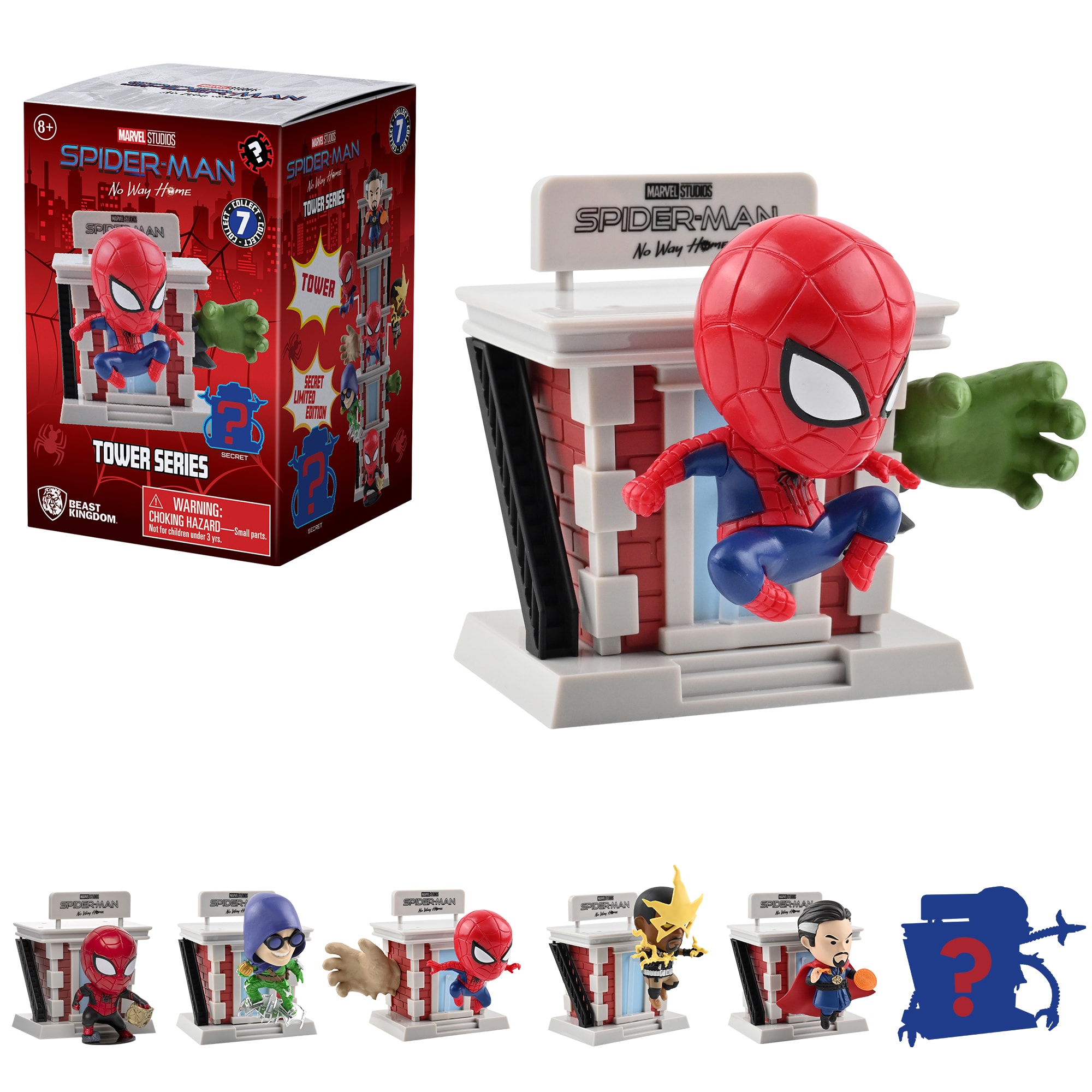 Spider-Man YuMe Hero Box Blind Box Tower No Way Home Series  - 1