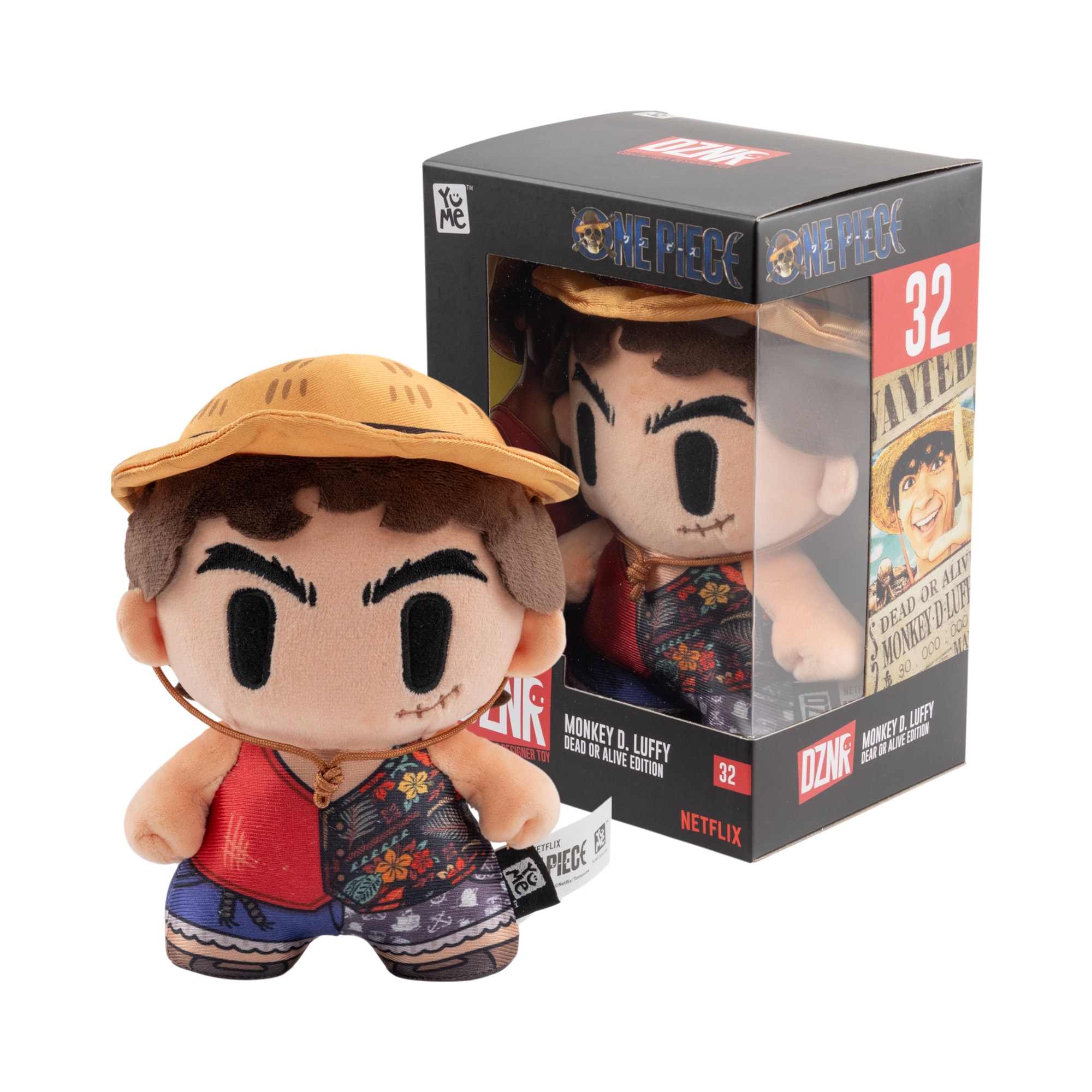 7" DZNR One Piece Luffy Plush - 1