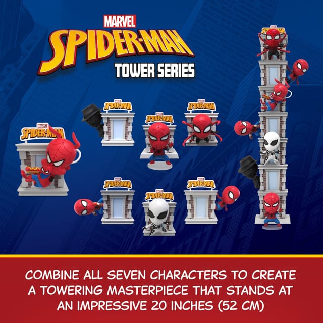 MARVEL Spider-Man Tower Series Hero Box Blind Box thumbnail - 2