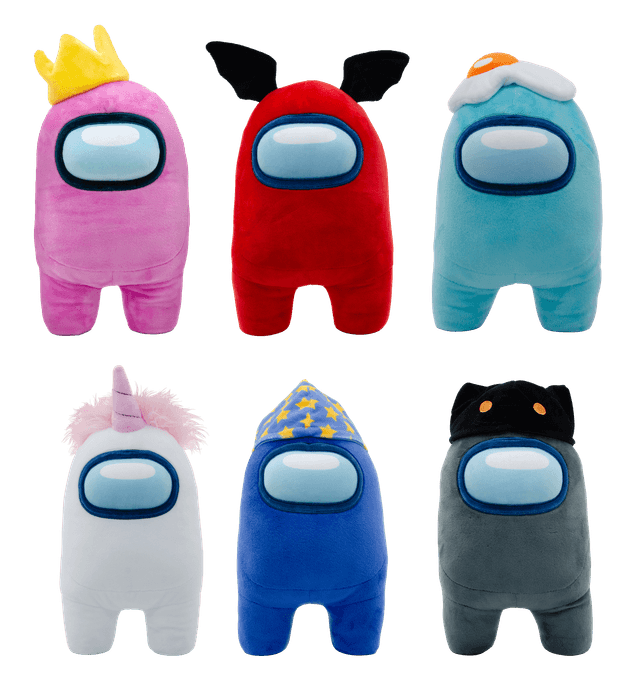 Among Us Plush with Accessory Series 3 Collectible Plush, Pack of 6, No Duplicates thumbnail - 1
