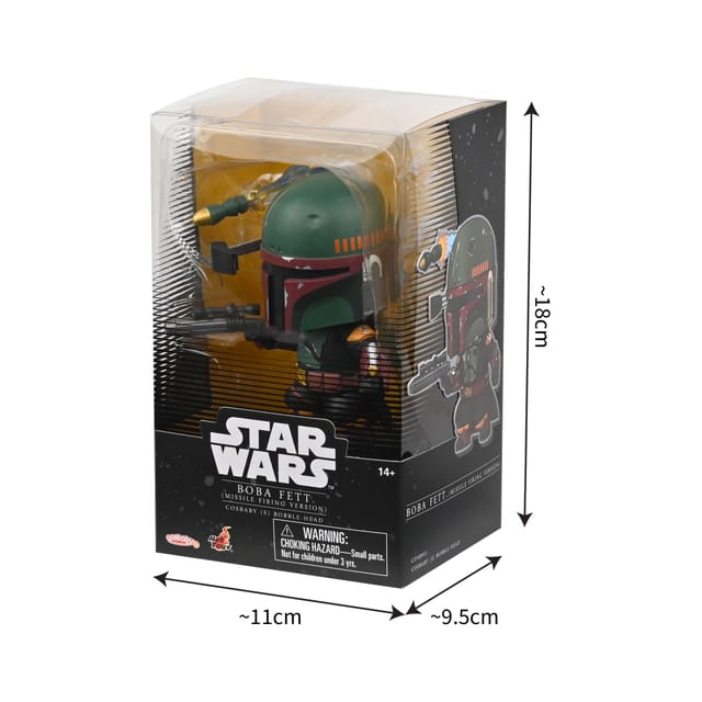 Star Wars Boba Fett Missile Firing Cosbaby Bobble-Head Collectible – Limited Release, Limited Quantities thumbnail - 5