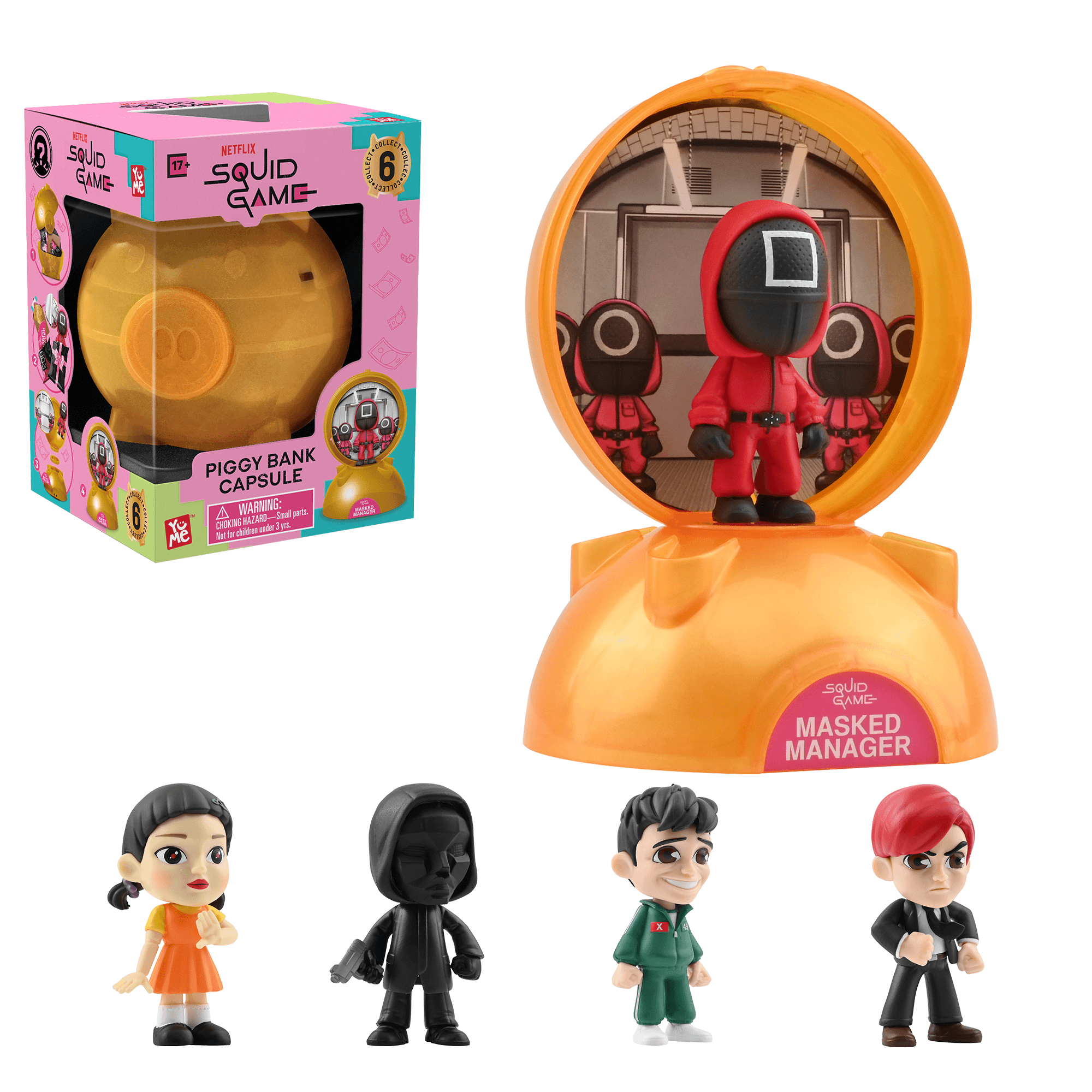 Squid Game YuMe Piggy Bank Capsule