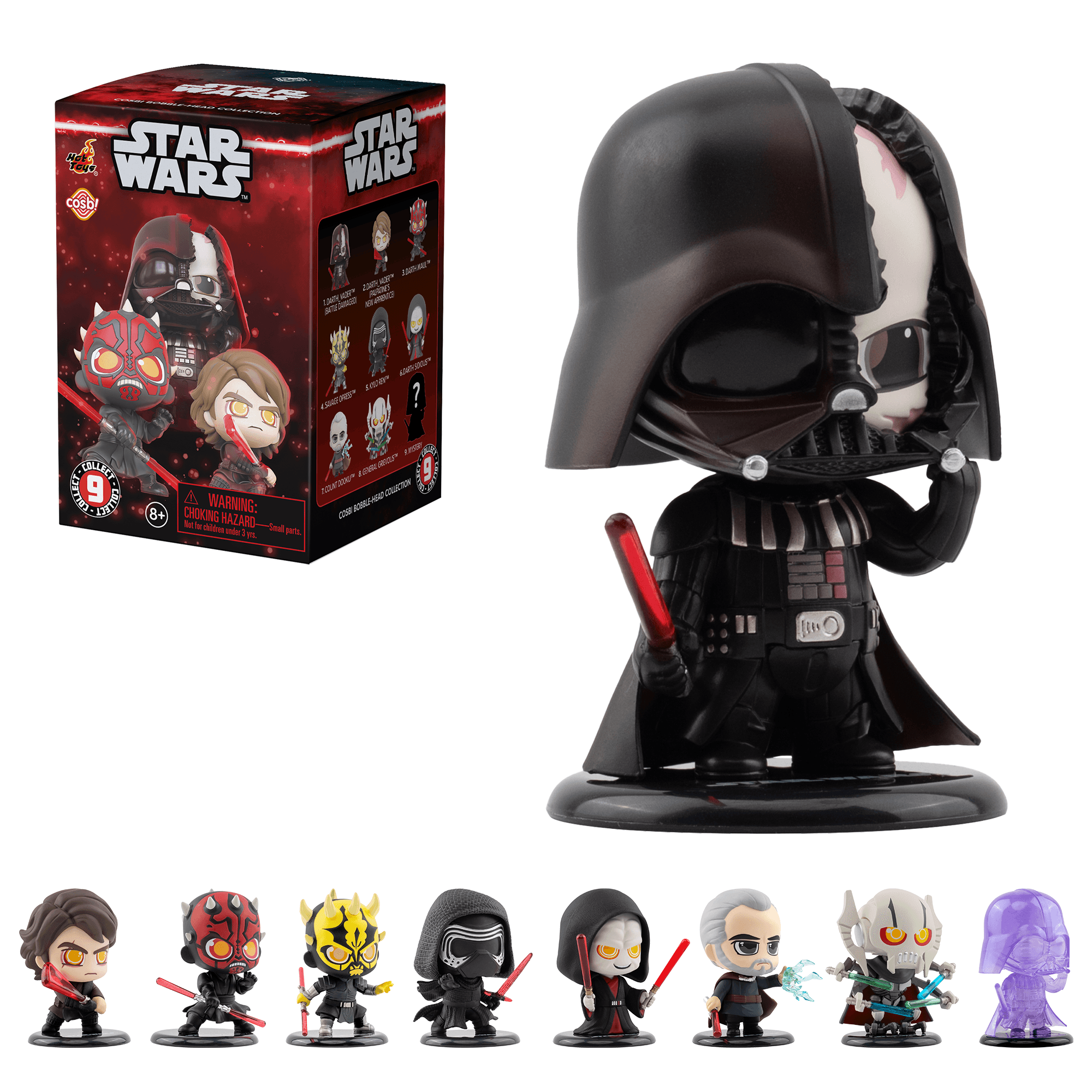 Star Wars Dark Side Cosbi Bobble Head Collection by Hot Toys - Blind Box - 1