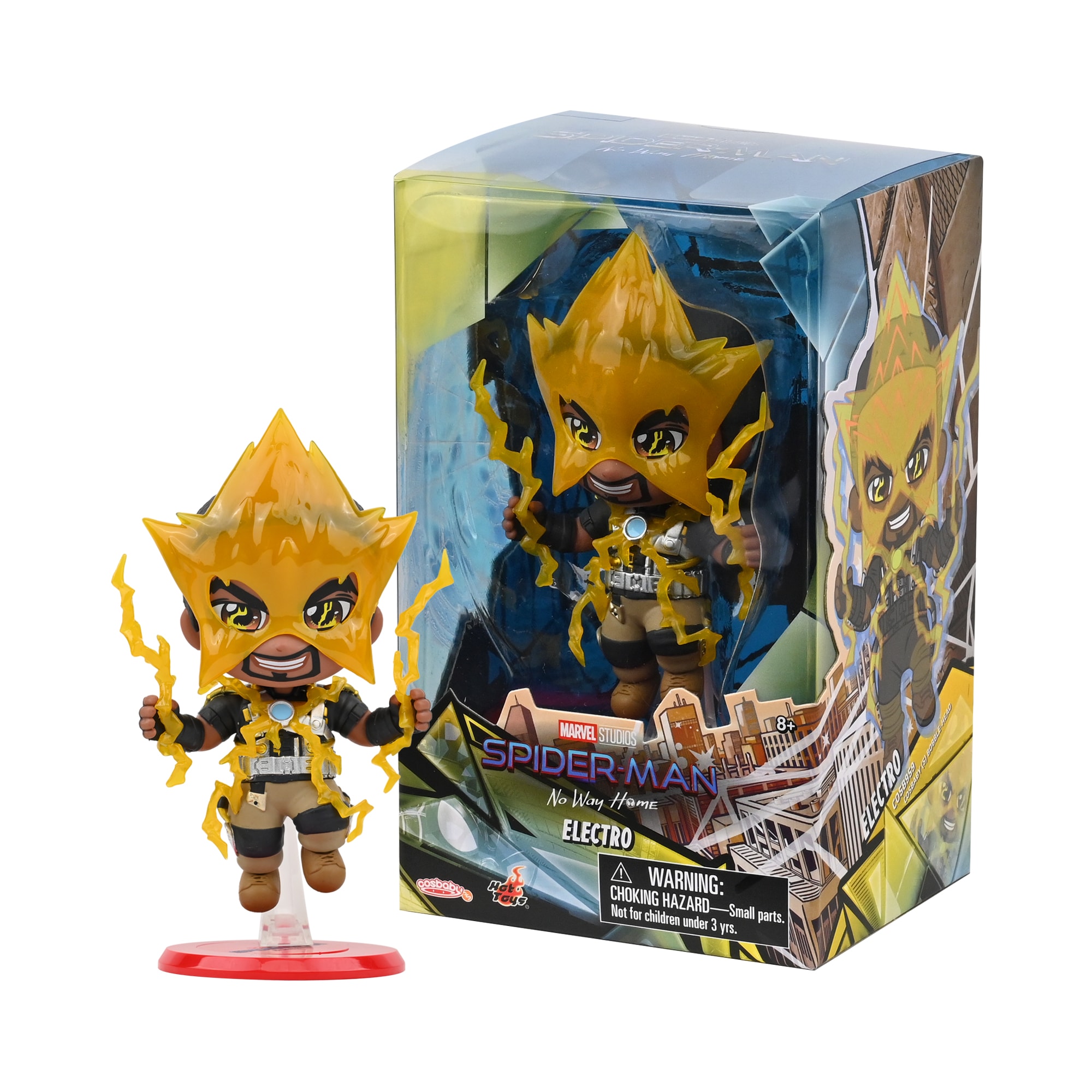 Marvel Electro Cosbaby Window Box Collectible Figure – Limited Release, Limited Quantities - 1