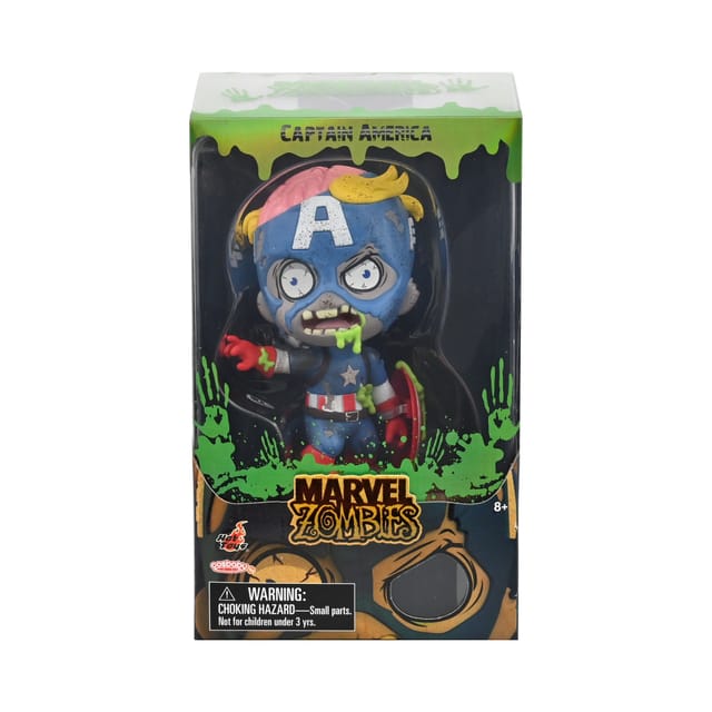 Marvel Zombies Cosbaby Captain America Window Box thumbnail - 7