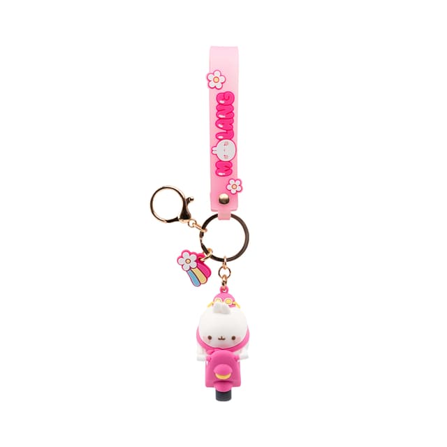 YuMe Molang Scooter Keychain and Charm thumbnail - 3