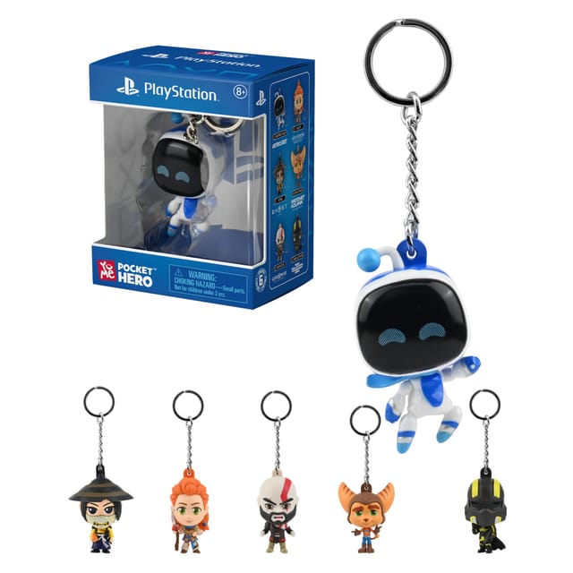 PlayStation Pocket Hero Series 1 Keychain Collectible Window Box thumbnail - 1