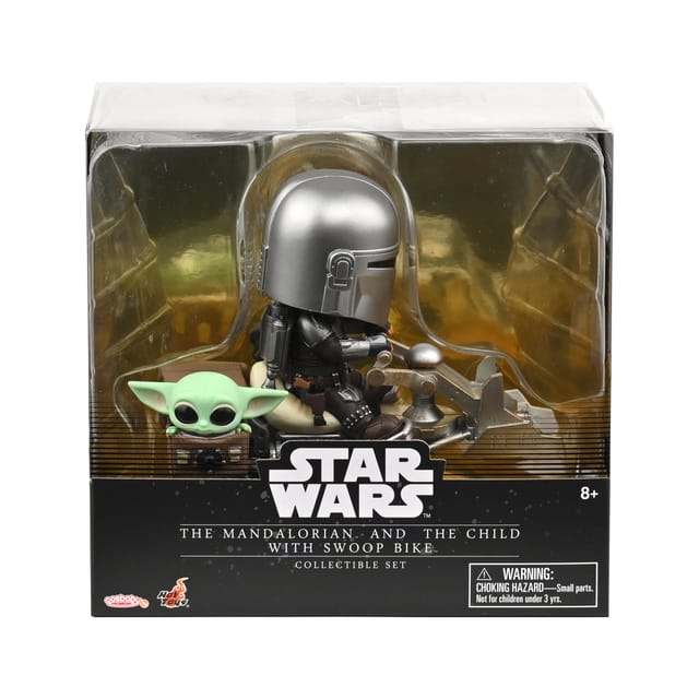 Star Wars The Mandalorian & Grogu with Swoop Bike Cosbaby Collectible – Limited Release, Limited Quantities thumbnail - 8