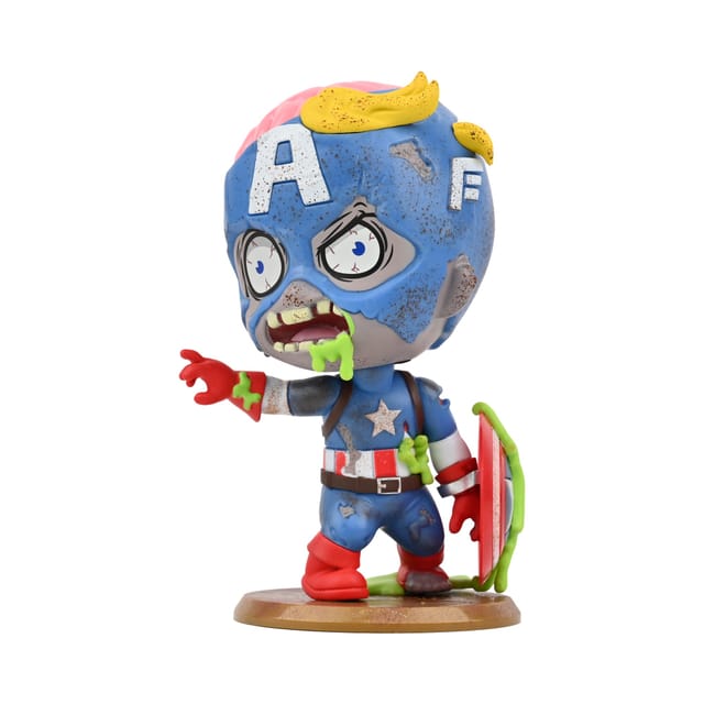 Marvel Zombies Cosbaby Captain America Window Box thumbnail - 4