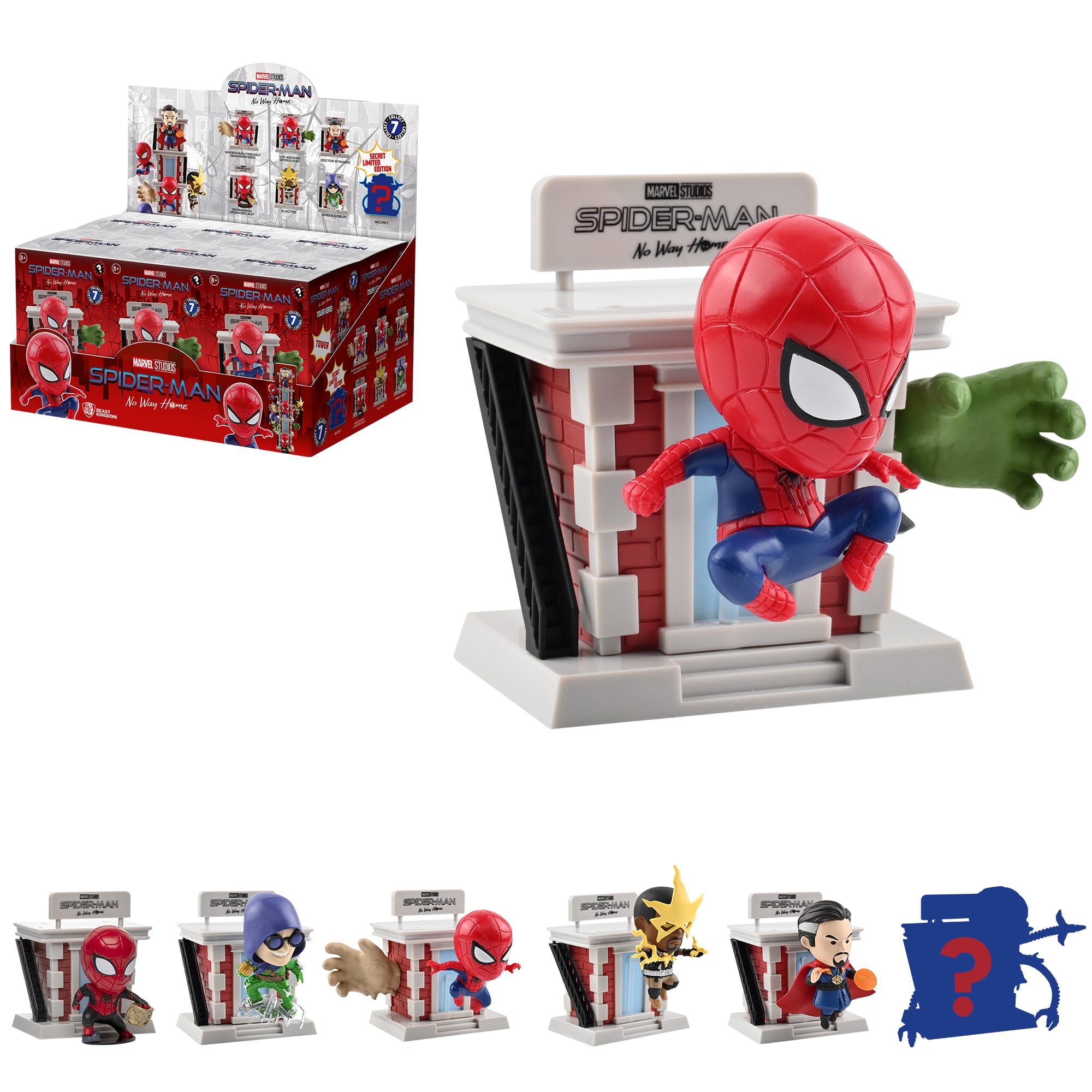 Spider-Man YuMe Hero Box Blind Box Tower No Way Home Series