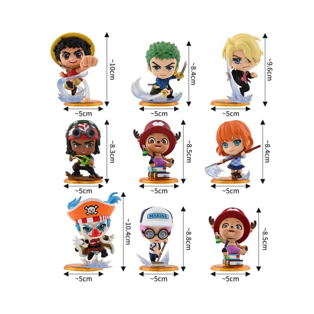 One Piece Blind Box Collectible Mini Figure & Accessories Cosbi Bobble Head Collection thumbnail - 7