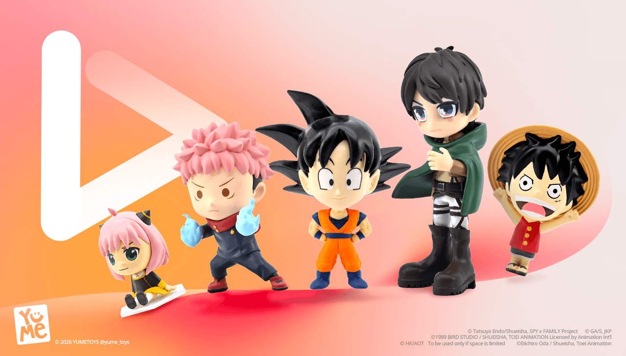 YuMe Toys expands in anime with original collectibles for Q3/4 2025 and into 2026