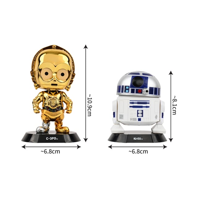 Star Wars C-3PO & R2-D2 Cosbaby Bobble-Head Window Box Collectible Set – Limited Release, Limited Quantities thumbnail - 7