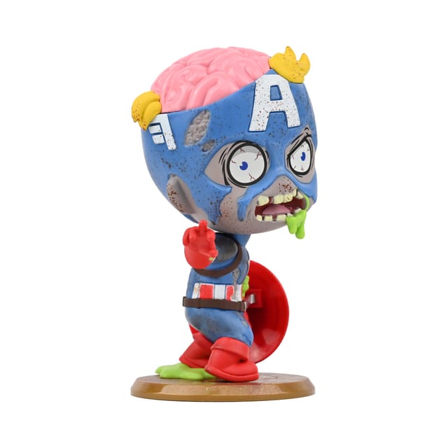 Marvel Zombies Cosbaby Captain America Window Box thumbnail - 5