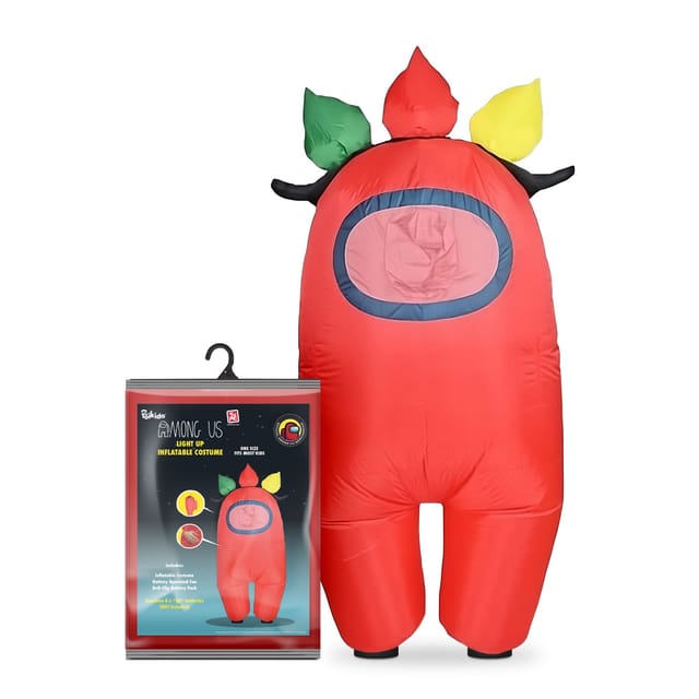 Among Us Official Inflatable Halloween Costumes - Kids Crewmate thumbnail - 1