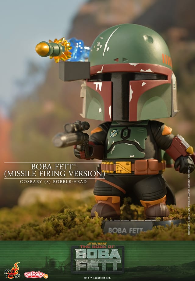 Star Wars Boba Fett Missile Firing Cosbaby Bobble-Head Collectible – Limited Release, Limited Quantities thumbnail - 8