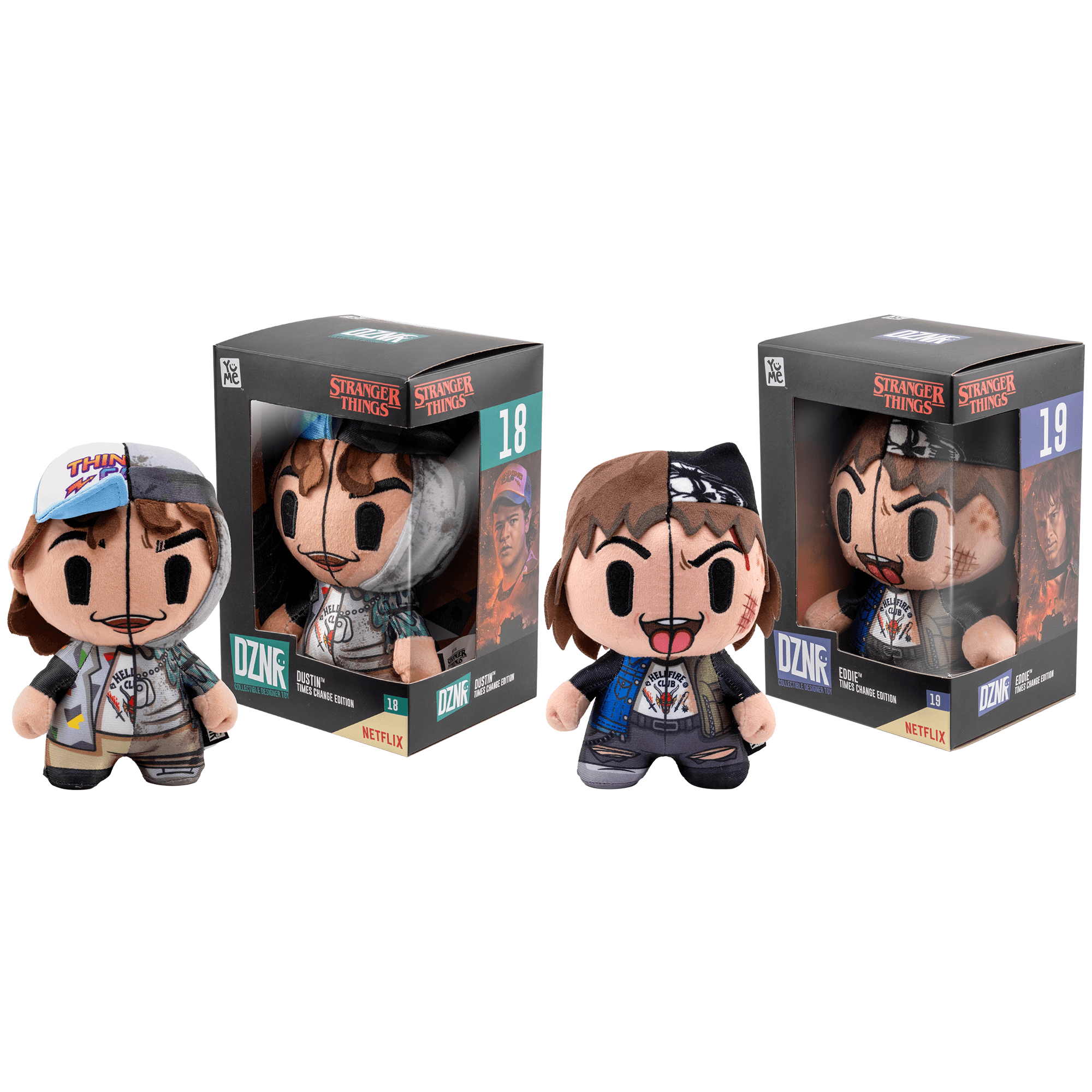 7" DZNR Stranger Things Dustin and Eddie Bundle Plush - 1