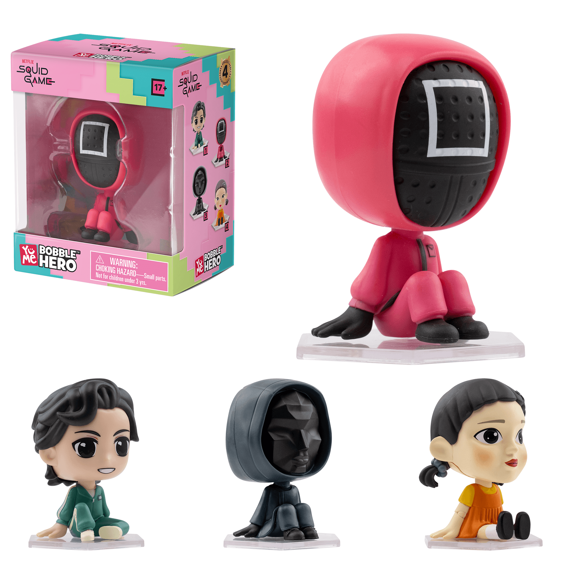 Squid Game YuMe Bobble Hero Window Box