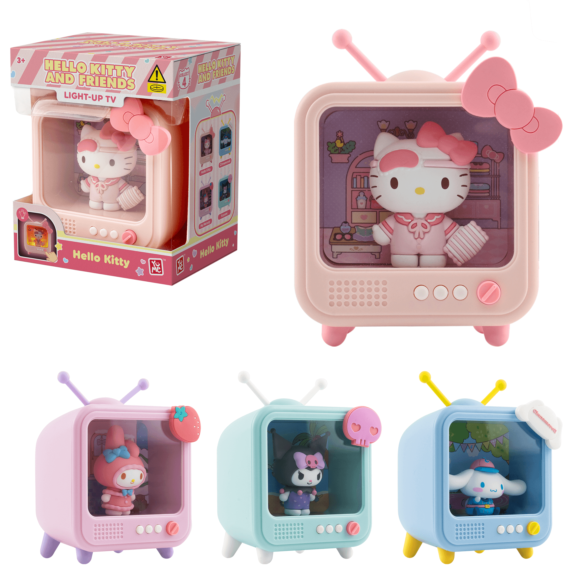 YuMe Hello Kitty And Friends Bedside Light TV Series - 1