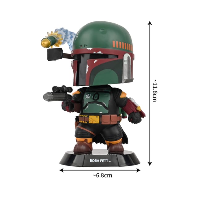Star Wars Boba Fett Missile Firing Cosbaby Bobble-Head Collectible – Limited Release, Limited Quantities thumbnail - 6