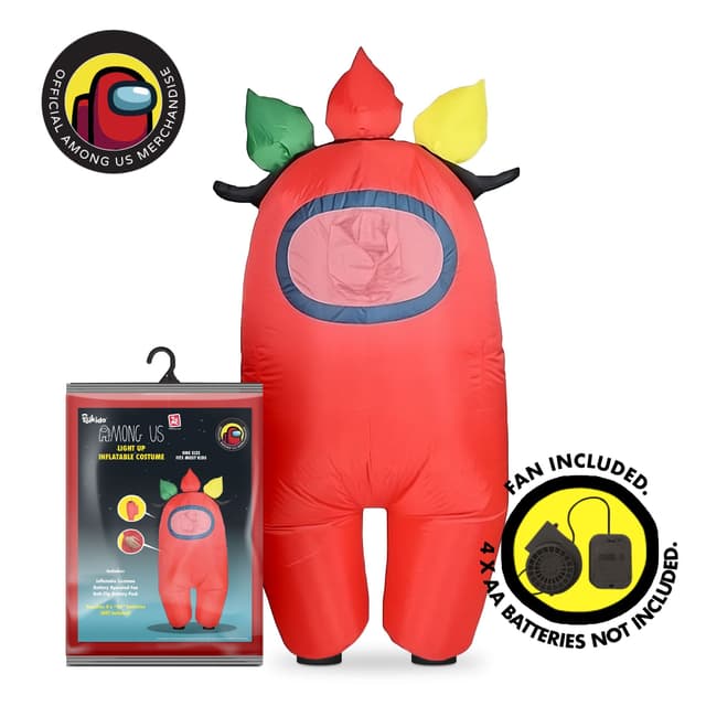 Among Us Official Inflatable Halloween Costumes - Kids Crewmate thumbnail - 2