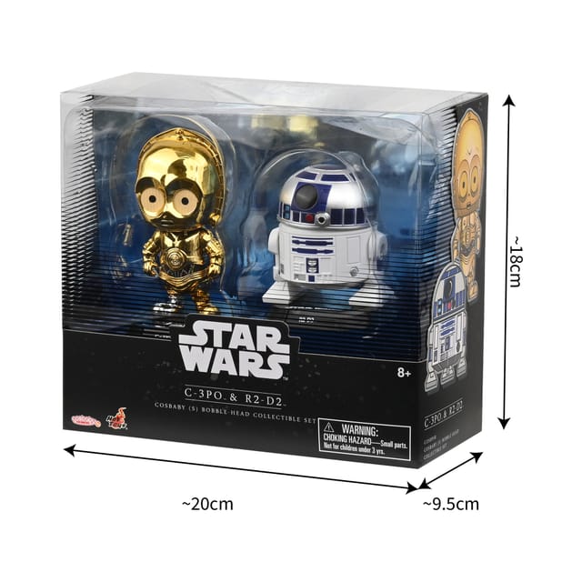 Star Wars C-3PO & R2-D2 Cosbaby Bobble-Head Window Box Collectible Set – Limited Release, Limited Quantities thumbnail - 6