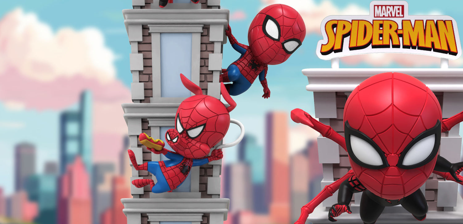 YuMe Toys Spiderman Tower Series