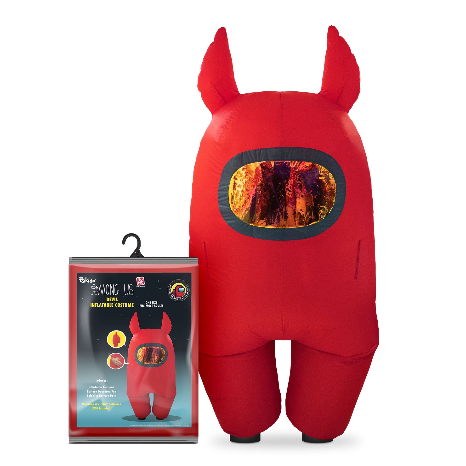 Among Us Official Inflatable Halloween Costumes - Adult Crewmate - YuMe Toys