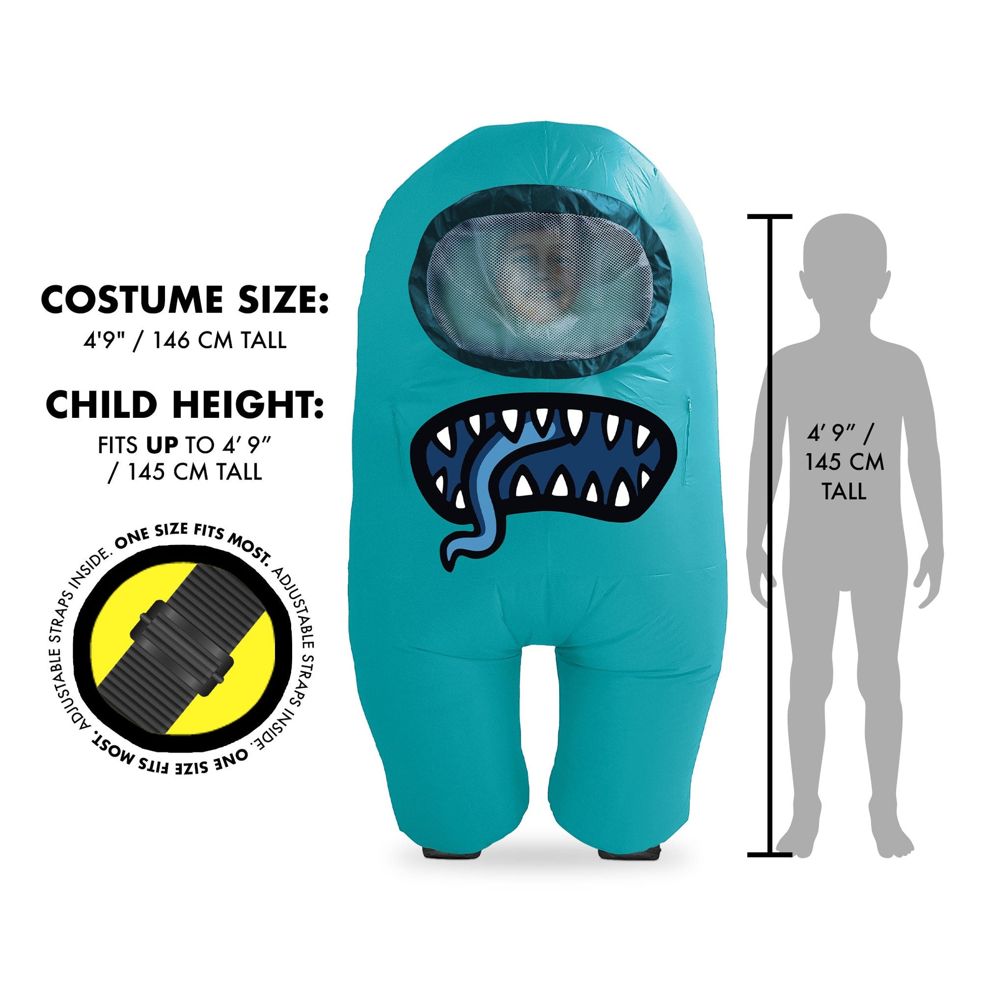 Among Us Official Inflatable Halloween Costumes - Kids Imposter - YuMe Toys