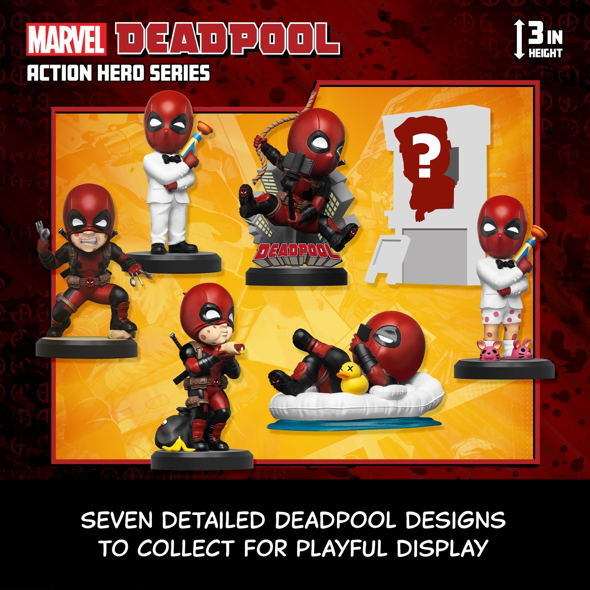 MARVEL Deadpool Action Series Hero Box Blind Box - YuMe Toys