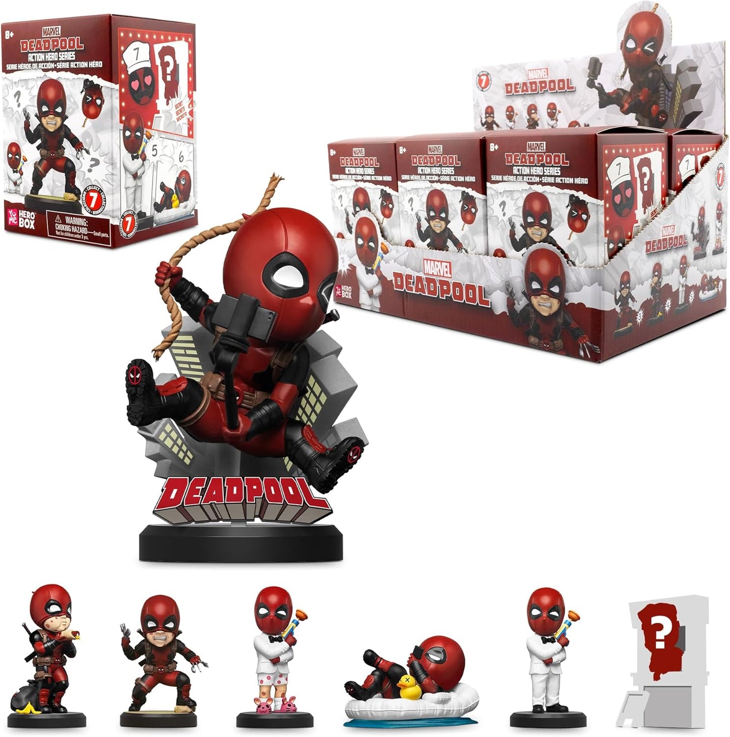 MARVEL Deadpool Action Series Hero Box Blind Box - YuMe Toys
