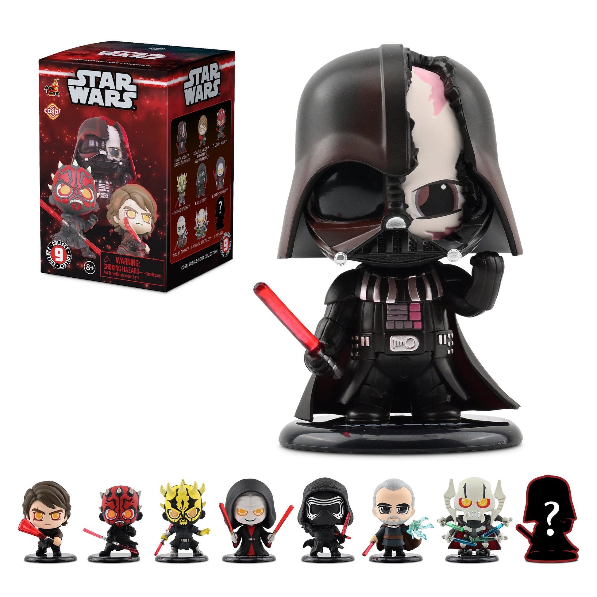 Star Wars Dark Side Cosbi Bobble Head Collection - YuMe Toys