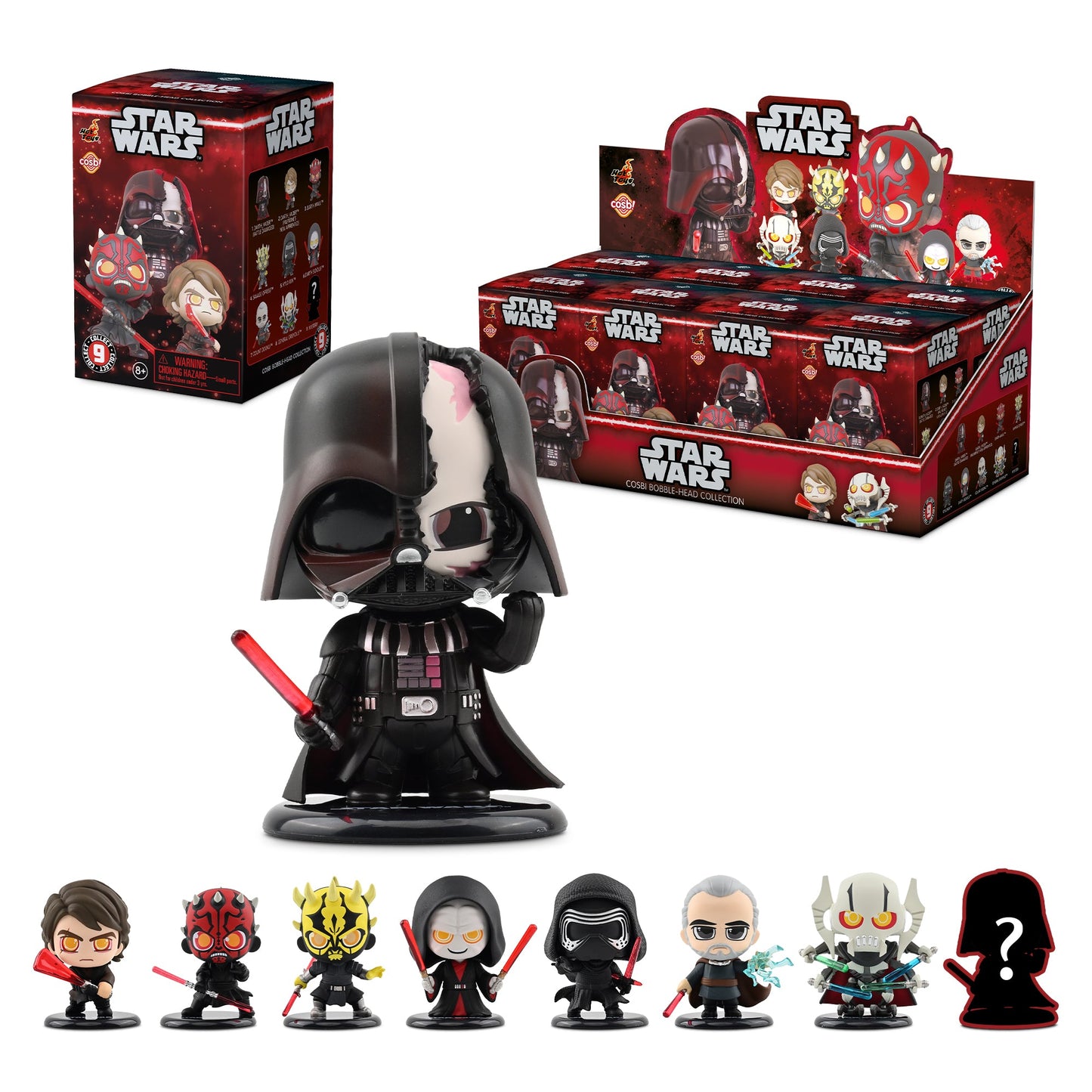 Star Wars Dark Side Cosbi Bobble Head Collection - YuMe Toys