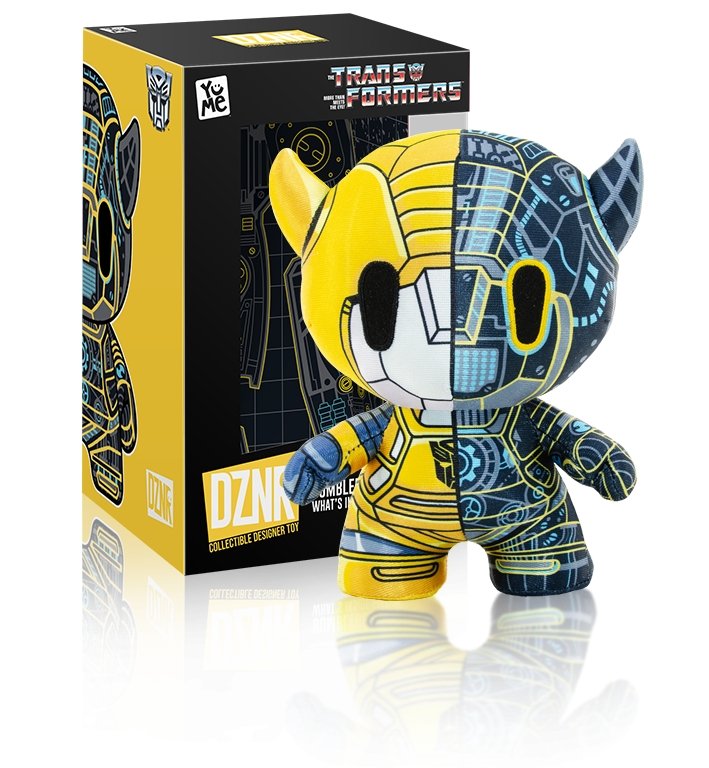 DZNR Collectible Action Plush 7" Transformers - Bumblebee - YuMe Toys