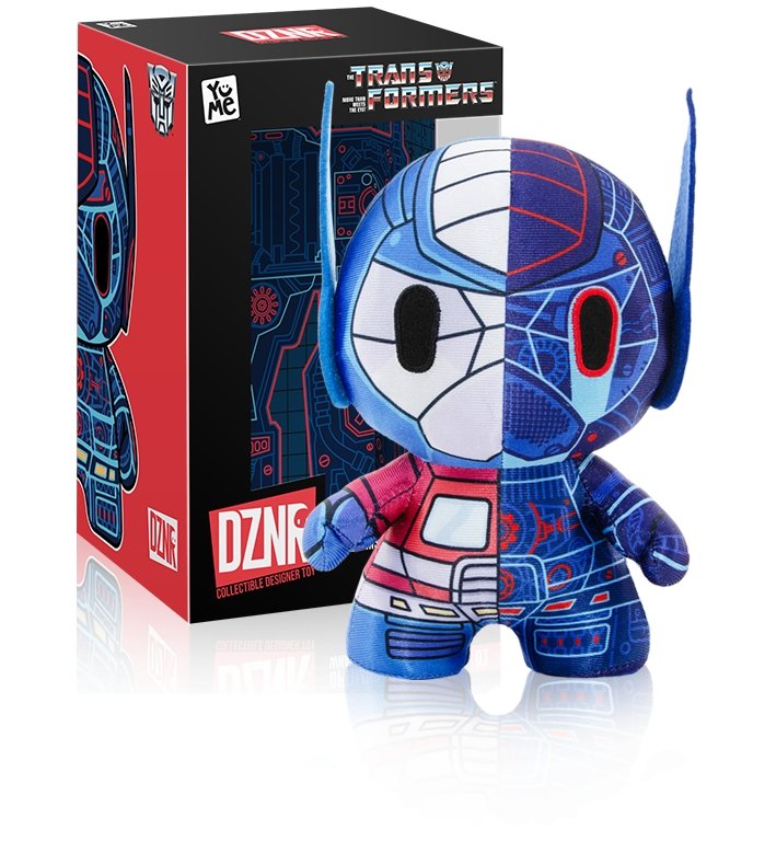 DZNR Collectible Action Plush 7" Transformers - Optimus Prime - YuMe Toys